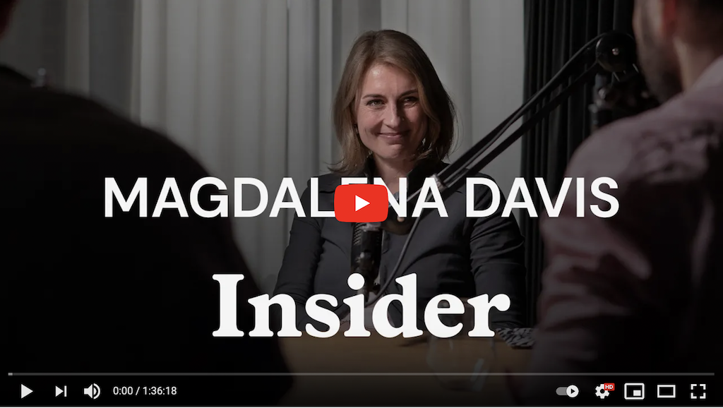 Magdalena Davis v Insideru