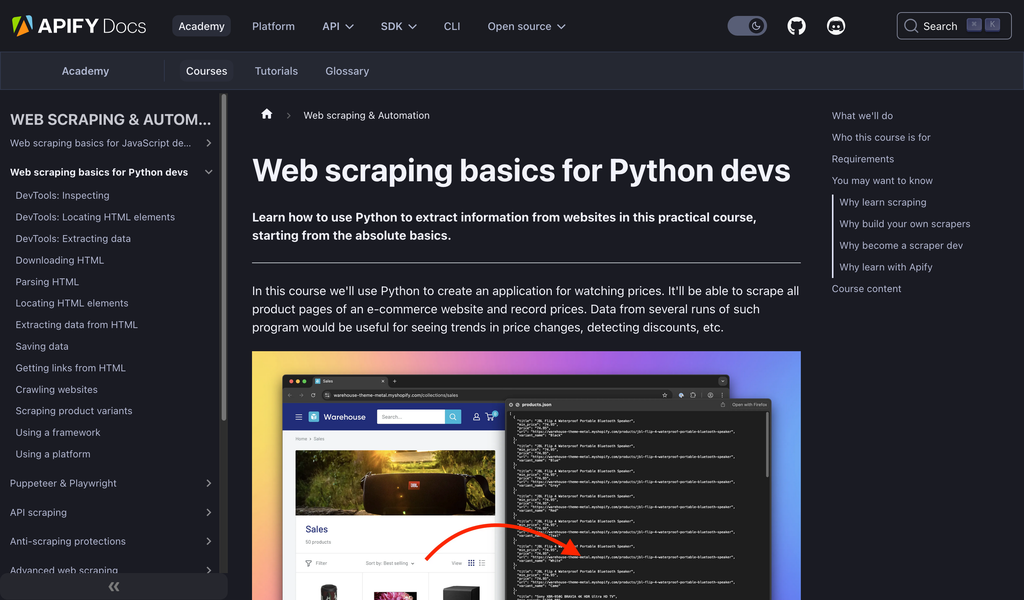 Kurz scrapování v Pythonu