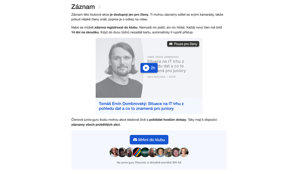 Záznam