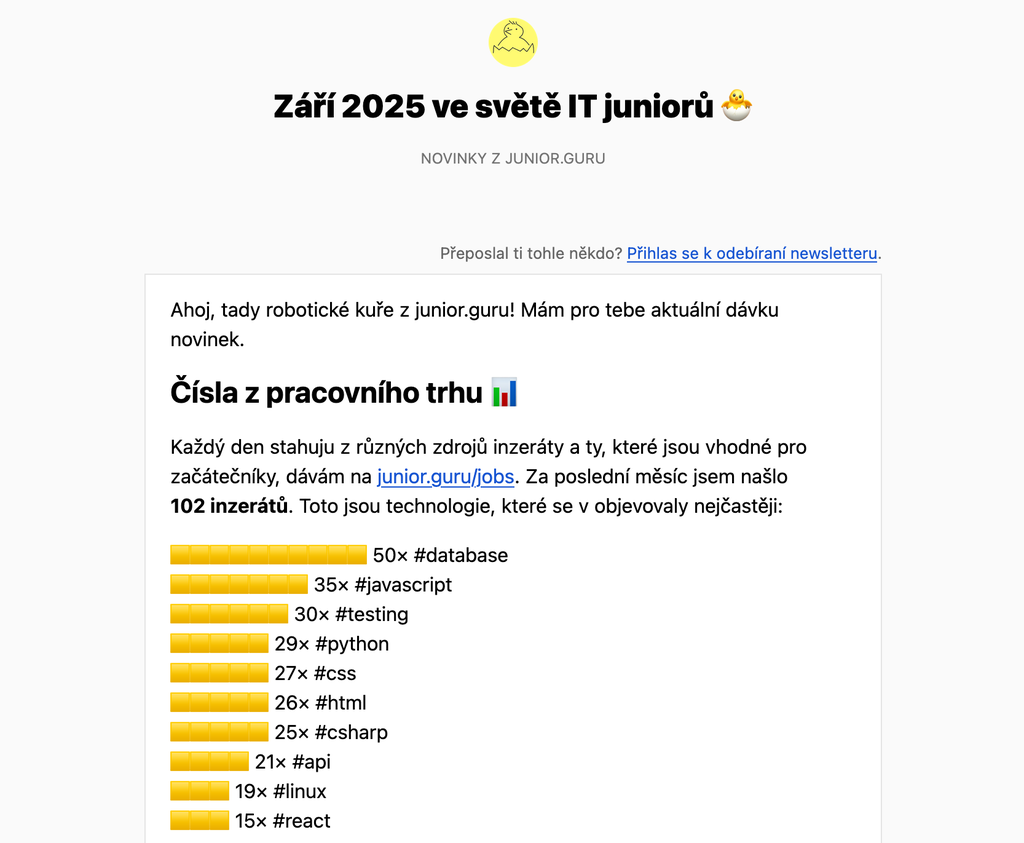 Náhled e-mailu